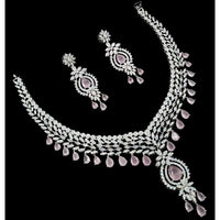NAFJ Grand American Diamond Statement Necklace Set