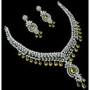 NAFJ Grand American Diamond Statement Necklace Set