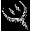 NAFJ Grand American Diamond Statement Necklace Set