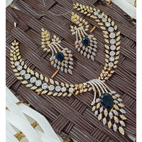 NAFJ Grand American Diamond Statement Necklace Set