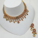 NAFJ Luxury Crystal Stone Fashion Choker Necklace Set