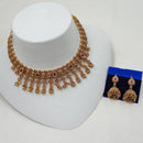 NAFJ Luxury Pota Stone And Pearl Fashion Choker Necklace Set