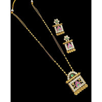 NAFJ Luxury Pota Stone Fashion Long Necklace Set