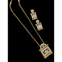 NAFJ Luxury Pota Stone Fashion Long Necklace Set