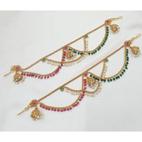 NAFJ Royal Pota Stone And Pearl Designer Kan Chain