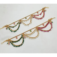 NAFJ Royal Pota Stone And Pearl Designer Kan Chain