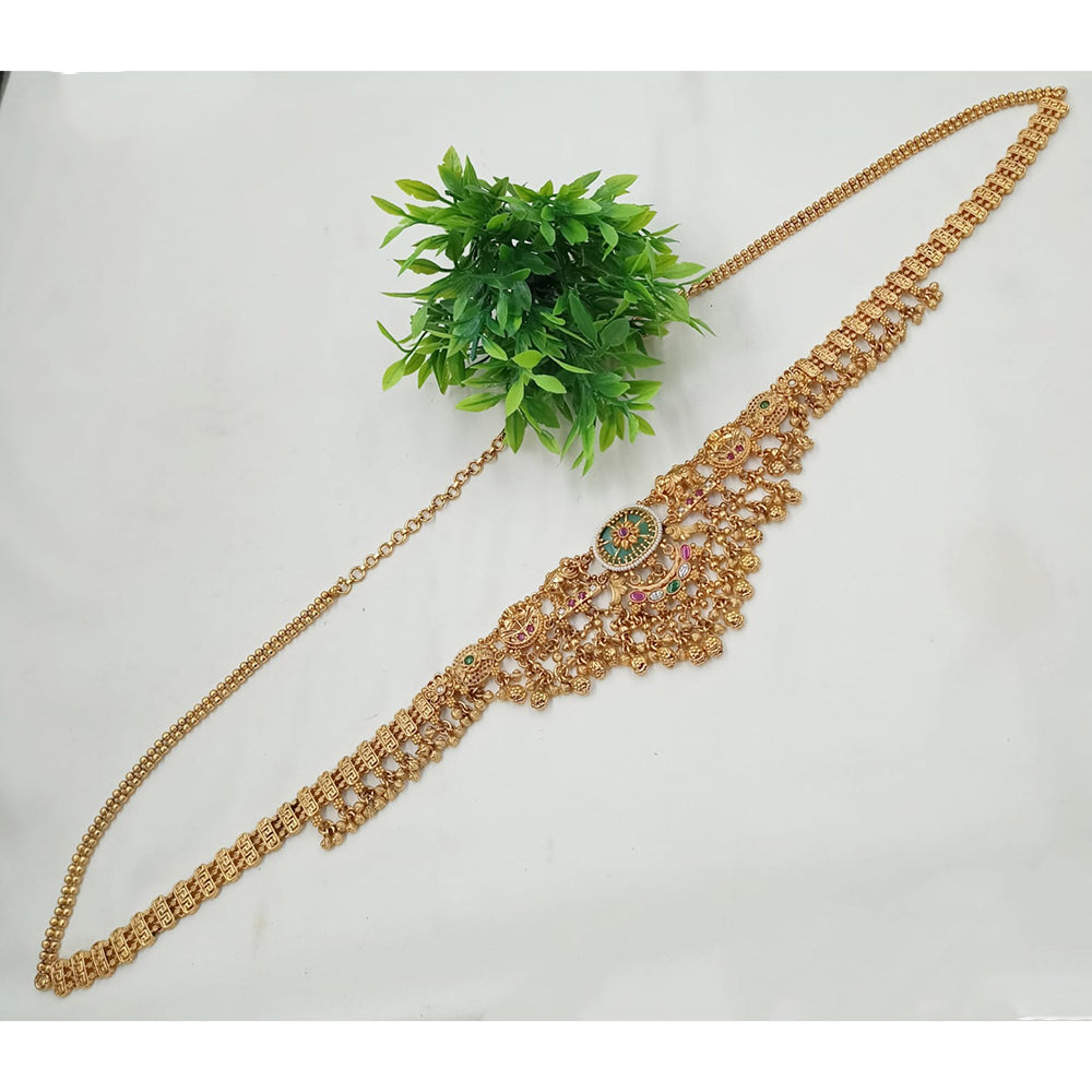 NAFJ Pota Stone Designer Waist Belt (Kamarbandh)