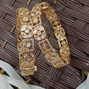 NAFJ Exclusive Polki Kundan Austrian Stone Designer Bangles Set