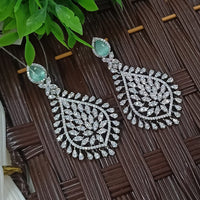NAFJ Designer American Diamond Party Wear Dangler Earrings