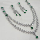 NAFJ Designer American Diamond Necklace Set