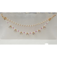 NAFJ Royal Crystal Stone And Pearl Designer Kan Chain