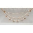 NAFJ Royal Crystal Stone And Pearl Designer Kan Chain