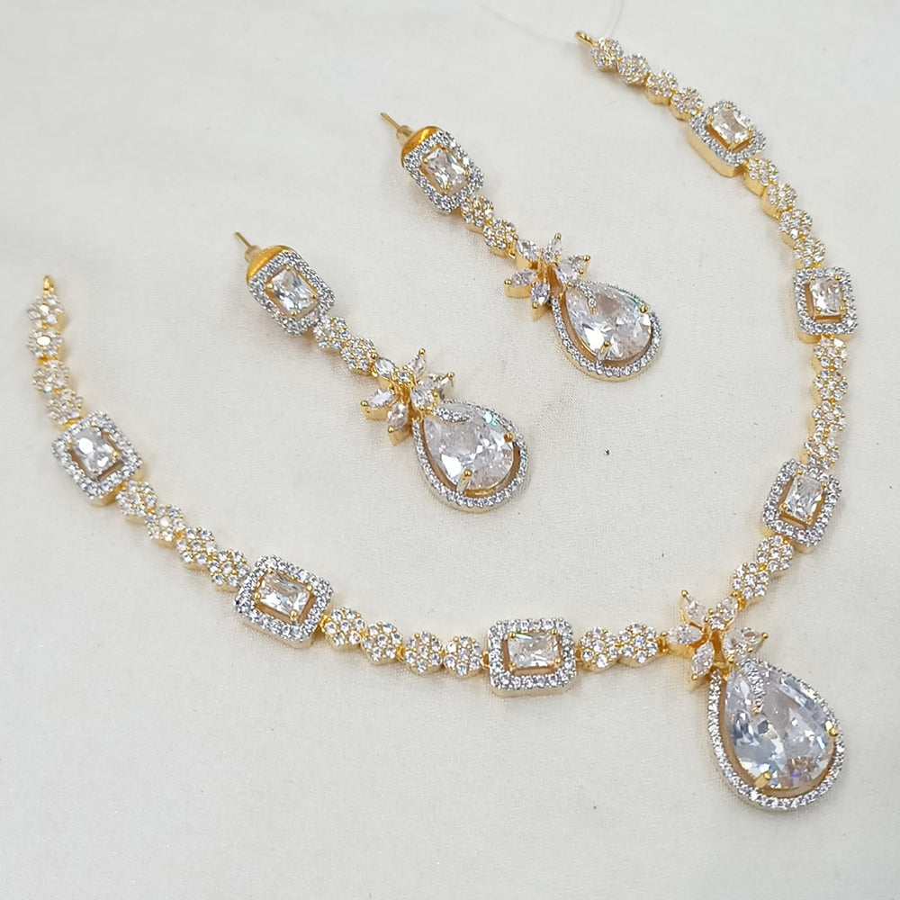 NAFJ Royal American Daimond Necklace Set