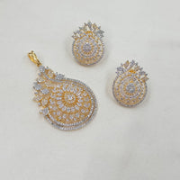 NAFJ Royal American Diamond Pendant Set