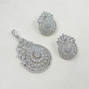 NAFJ Royal American Diamond Pendant Set