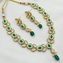 NAFJ Royal Pota Stone And Austrian Pearl Necklace Set