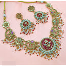 NAFJ Royal Pota Stone And Pearl Necklace Set