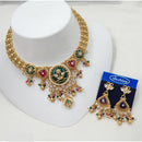 NAFJ Royal Pota Stone And Pearl Choker Necklace Set