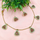 NAFJ Royal Pota Stone And Pearl Necklace Set