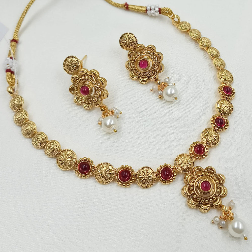 NAFJ Royal Pota Stone Necklace Set