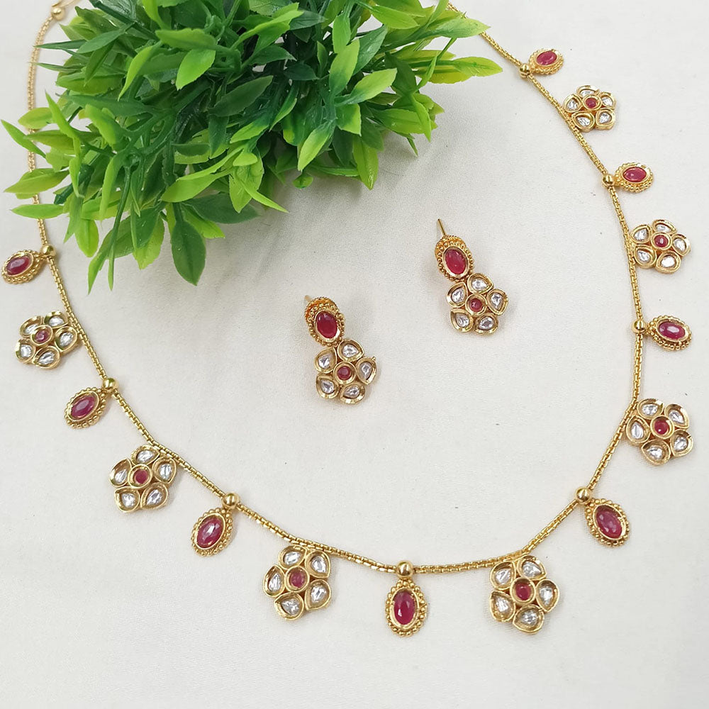 NAFJ Royal Pota Stone Necklace Set