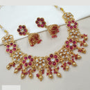 NAFJ Royal Pota Stone And Pearl Necklace Set