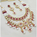 NAFJ Royal Pota Stone And Pearl Necklace Set