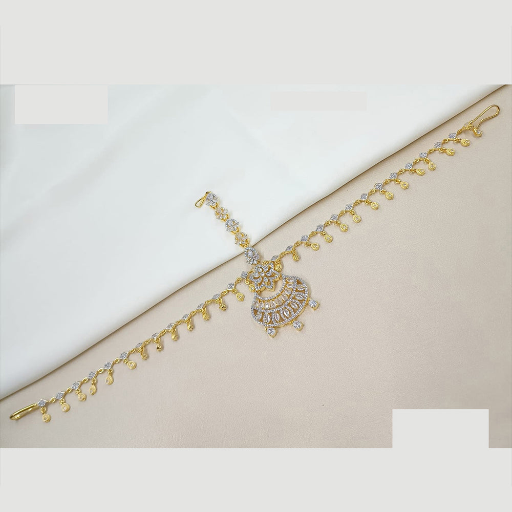 NAFJ Shine Collection Austrian Stone Damini Maangtikka