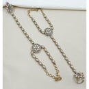 NAFJ Sparkling Crystal And Austrian Stone Designer Hand Harness