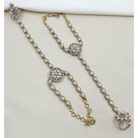 NAFJ Sparkling Crystal And Austrian Stone Designer Hand Harness