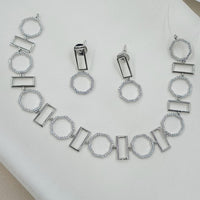 NAFJ Austrian Stone Fancy Necklace Set