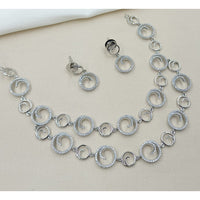 NAFJ Austrian Stone Fancy Necklace Set