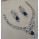 NAFJ Sparkling American Diamond Designer Necklace Set