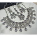 NAFJ Pota Ston And Austrian Stone Necklace Set