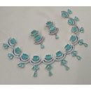 NAFJ Designer American Daimond Necklace Set