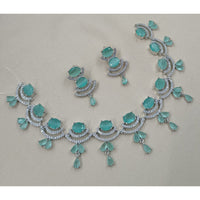 NAFJ Designer American Daimond Necklace Set