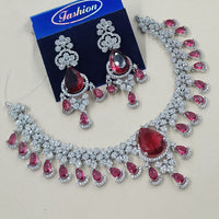 NAFJ Designer American Daimond Necklace Set