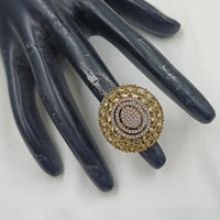 NAFJ Royal Pota Stone And Austrian Stone Finger Ring