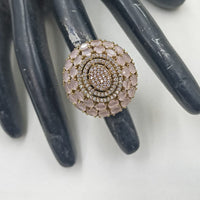 NAFJ Royal Pota Stone And Austrian Stone Finger Ring