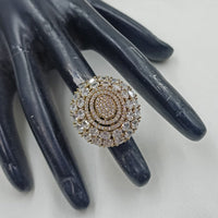 NAFJ Royal Pota Stone And Austrian Stone Finger Ring