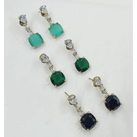 NAFJ Designer American Diamond Party Wear Dangler Earrings