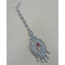 NAFJ Sparkling American Diamond Maangtikka