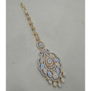 NAFJ 2 Tone Sparkling American Diamond Maangtikka