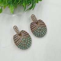 NAFJ Designer American Diamond Party Wear Dangler Earrings