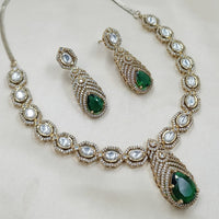 NAFJ Luxury American Diamond Festive Jewellery Set