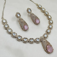 NAFJ Luxury American Diamond Festive Jewellery Set