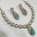 NAFJ Luxury American Diamond Festive Jewellery Set