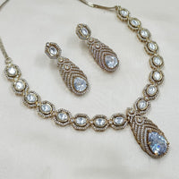NAFJ Luxury American Diamond Festive Jewellery Set