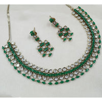 NAFJ Sparkling Crystal Stone Designer Necklace Set