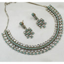 NAFJ Sparkling Crystal Stone Designer Necklace Set